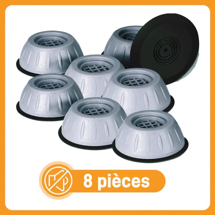 Pieds anti-vibration pour machine à laver