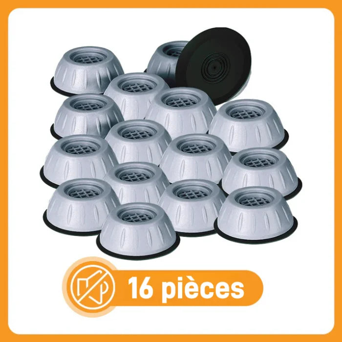 Pieds anti-vibration pour machine à laver