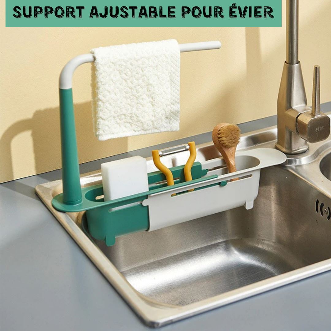 Support de Rangement Télescopique pour Évier