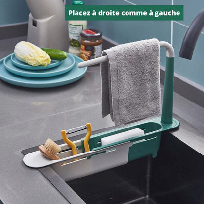 Support de Rangement Télescopique pour Évier