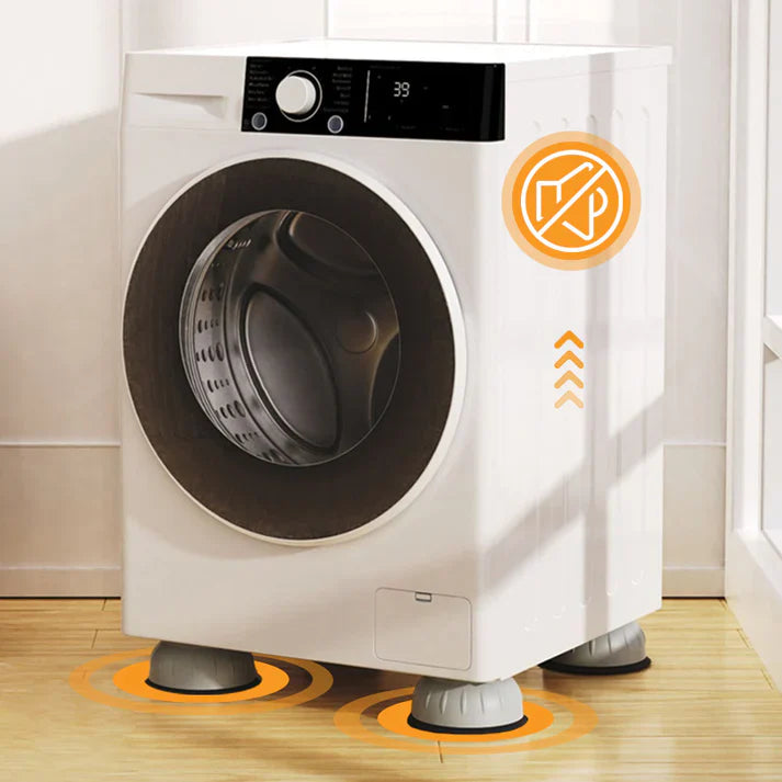 Pieds anti-vibration pour machine à laver