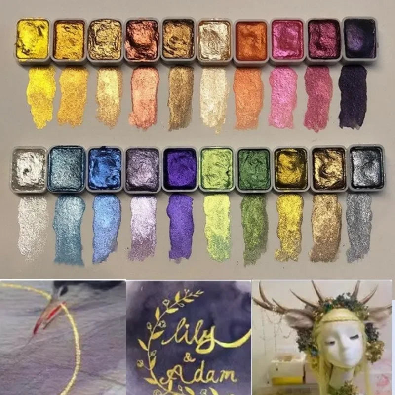 ArtShine™ | Pigments de gouache nacrés | 30% RÉDUCTION TEMPORAIRE