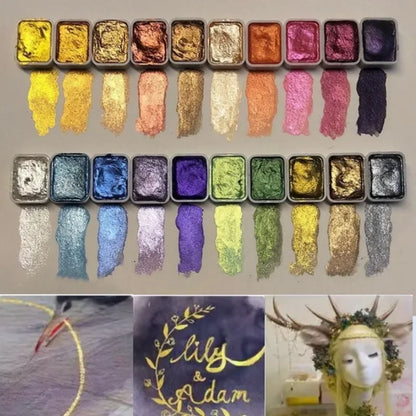 ArtShine™  | Pigments de gouache nacrés | 30% RÉDUCTION TEMPORAIRE