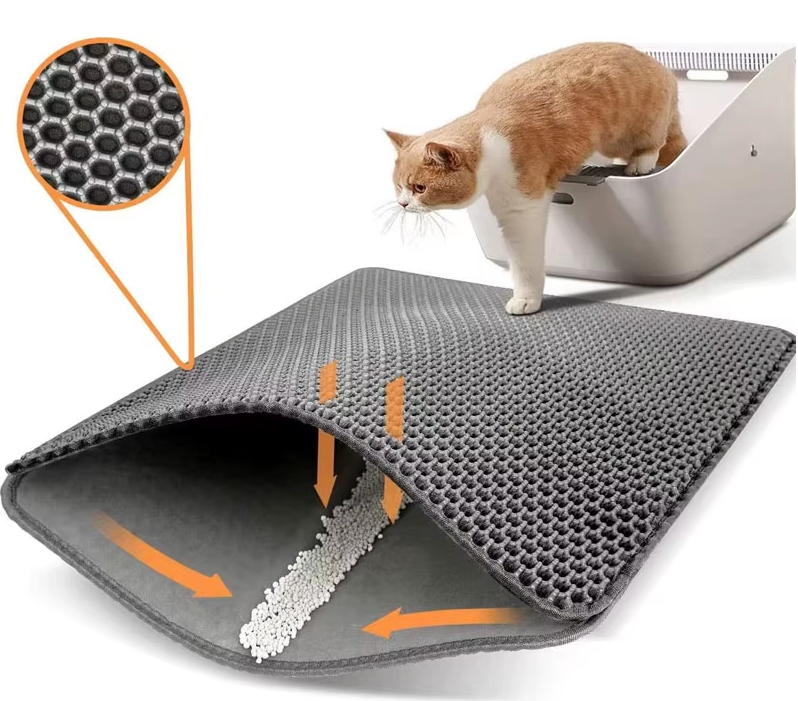 Tapis de litière pour chats