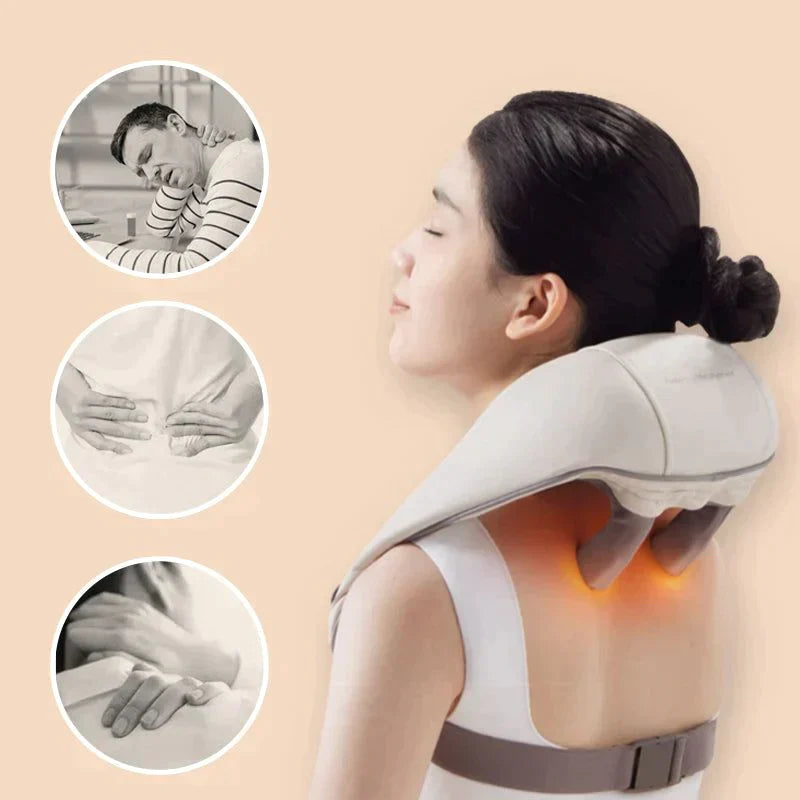 Massage Shiatsu Automatique| Simulateur de massage à la main pour cou et épaule