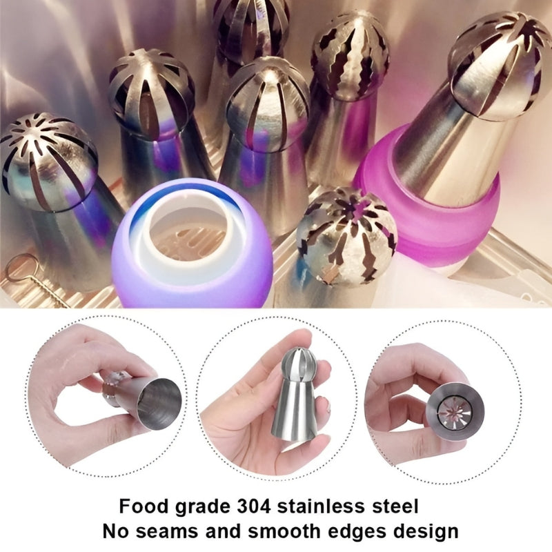 Set de Douilles Créatives : Décorez vos Gâteaux Facilement