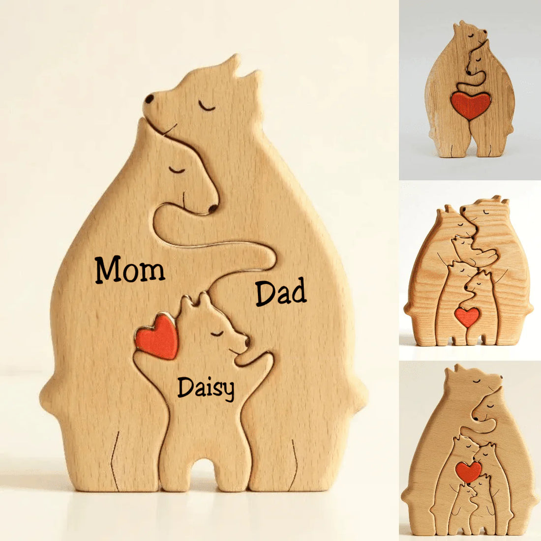 Ours Calin en bois™ | Personnalisez les